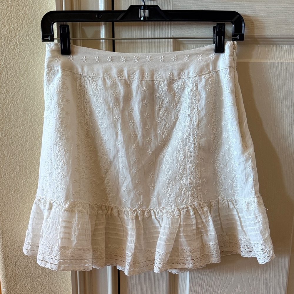 Urban Outfitters White Mini Skirt